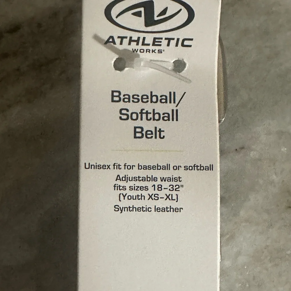 Athletic Works Youth Adjustable Baseball/Softball Belt, Blue